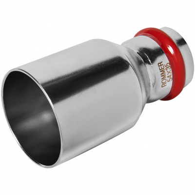 ROMMER RSS-0020-005435 Муфта переходная-НПр, 54х35, из нержавеющей стали прессовой