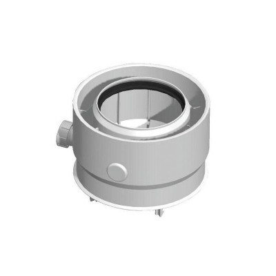 Переходник HR68 воздух-дымовые газы, 80/125 мм NANEO De Dietrich