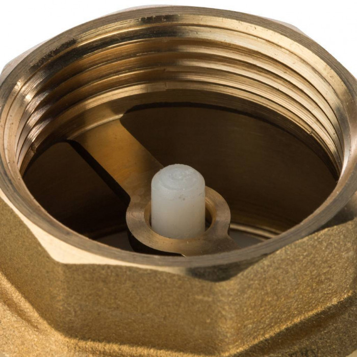 STOUT Клапан обратный пружинный муфтовый с пластиковым седлом 1 1/4"