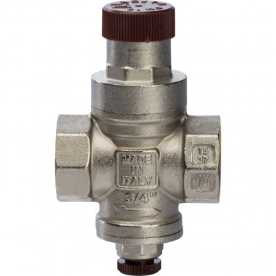 STOUT SVS 3/4&quot; Редуктор давления с давлением на выходе 1…4 бар с подсоединением для манометра