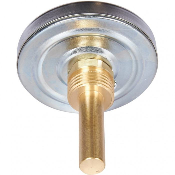 RIM-0001-635015 Термометр ROMMER биметаллический с погружной гильзой. Корпус Dn 63 мм, гильза 50 мм 1/2 , 0...120°С