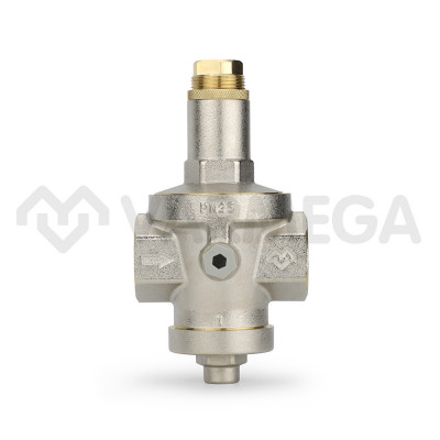 Редуктор давления Varmega VM12803, 1&quot;, PN25, мембранный, с присоединением к манометру