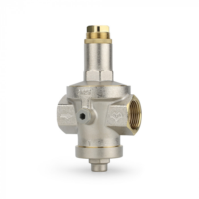 Редуктор давления Varmega VM12803, 1", PN25, мембранный, с присоединением к манометру