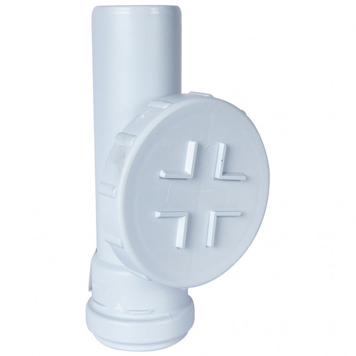 STOUT SKB-0014-000058 D 58 Ревизия с круглой крышкой канализационная бесшумная