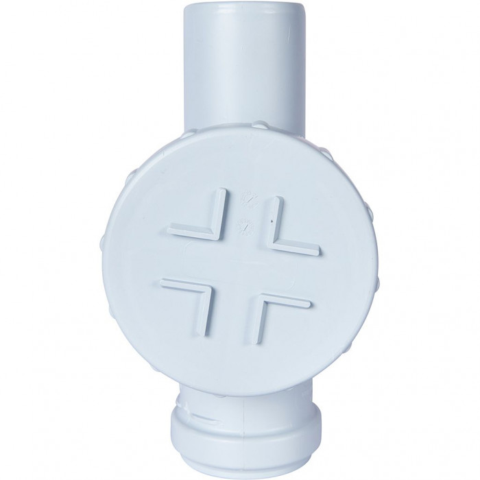 STOUT SKB-0014-000058 D 58 Ревизия с круглой крышкой канализационная бесшумная