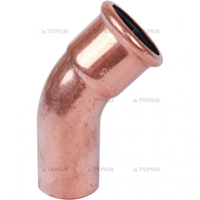 Sanha 6040, отвод 45° ВПр-НПр, 35, для медных труб прессовой