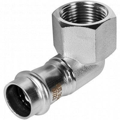 ROMMER RSS-0009-001834 ROMMER Угольник-переходник-ВР, 18х3/4, из нержавеющей стали прессовой