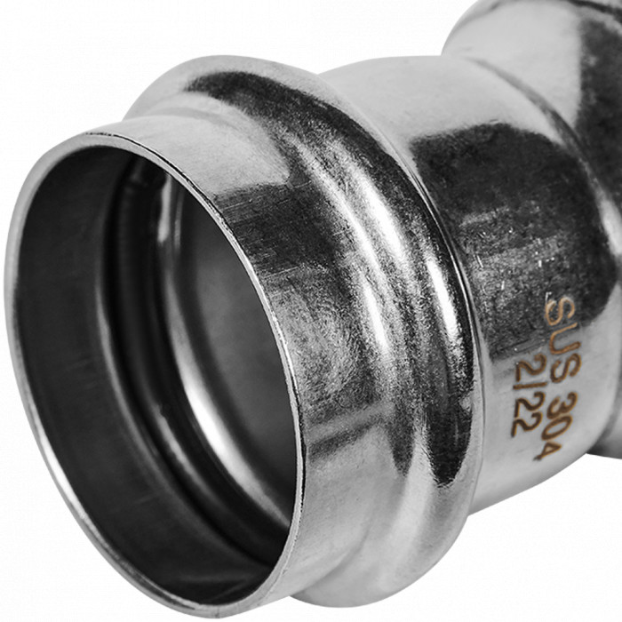 ROMMER RSS-0020-005442 Муфта переходная-НПр, 54х42, из нержавеющей стали прессовой