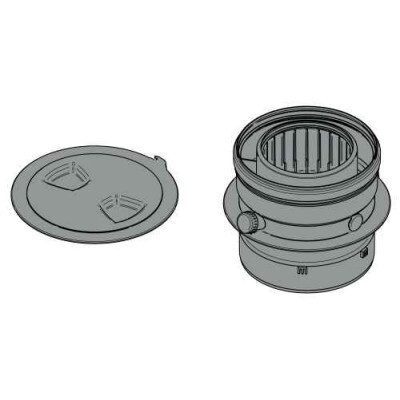 Набор для подключения коаксиального дымохода АМС 160 De Dietrich