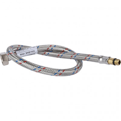 STOUT Гибкая подводка для воды M 10 (18мм) х ВР 1/2, длина 600 мм