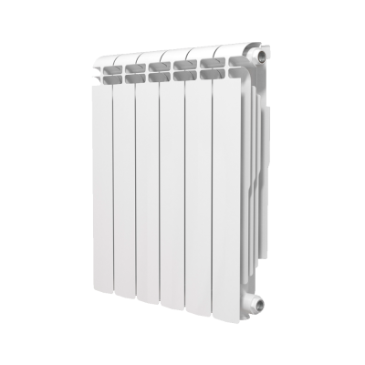 Алюминиевый радиатор Теплоприбор AR1-500 500, 6 секций, боковое подключение, белый