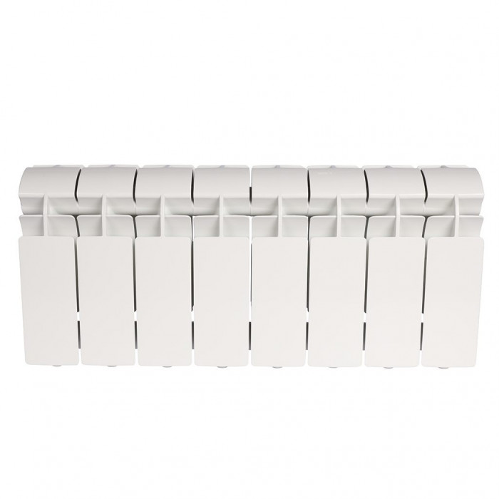 Алюминиевый радиатор Global VOX- R 200, 8 секций, боковое подключение, белый