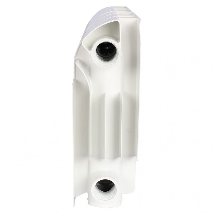 Алюминиевый радиатор Global VOX- R 200, 8 секций, боковое подключение, белый