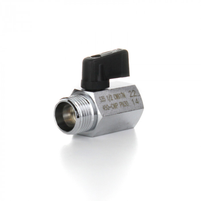 Кран шаровой MINI 3/8" НВ, ручка флажок