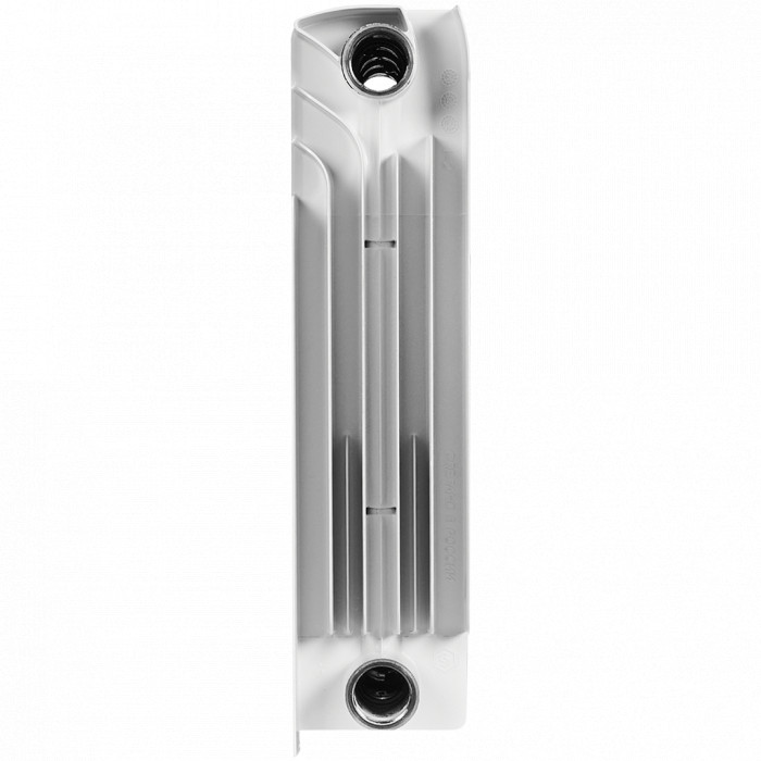 Биметаллический радиатор STOUT TITAN 350, 12 секций, боковое подключение, белый