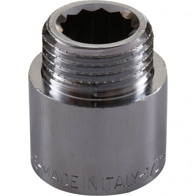 Удлинитель TIEMME НВ 20мм-1/2 хром для стальных труб резьбовой