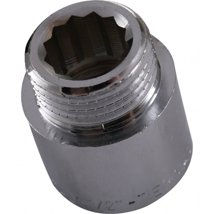 Удлинитель TIEMME НВ 20мм-1/2 хром для стальных труб резьбовой