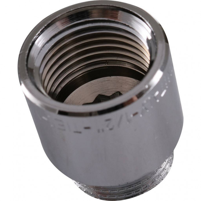 Удлинитель TIEMME НВ 20мм-1/2 хром для стальных труб резьбовой