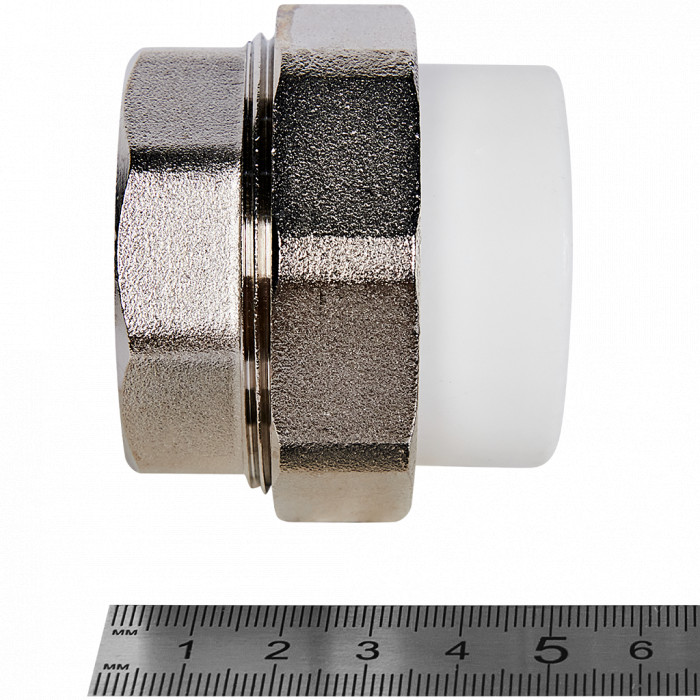 Pro Aqua PA20021 Pro Aqua d=40-1.1/2 PP-R Муфта комбинированная разъемная (американка) ВР Белая