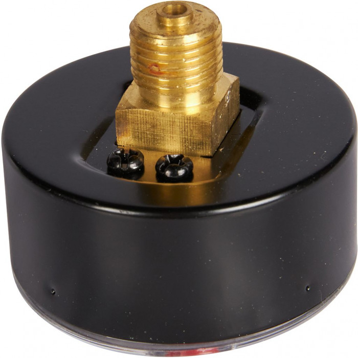 RIM-0007-500408 Манометр ROMMER аксиальный с указателем предела. Корпус Dn 50 мм 1/4 BSP, 0...4 бар, кл.2.5