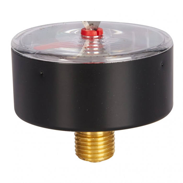 RIM-0007-500408 Манометр ROMMER аксиальный с указателем предела. Корпус Dn 50 мм 1/4 BSP, 0...4 бар, кл.2.5