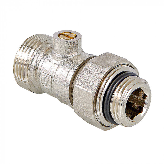Valtec VT.345R.N.05 Кран для нижнего подключения радиатора 1/2" х 3/4, "евроконус"
