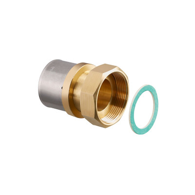 Пресс-соединение Oventrop &quot;Cofit P&quot; 26 x 3мм x G 1 НГ, бронза/нержавеющая сталь, без покрытия