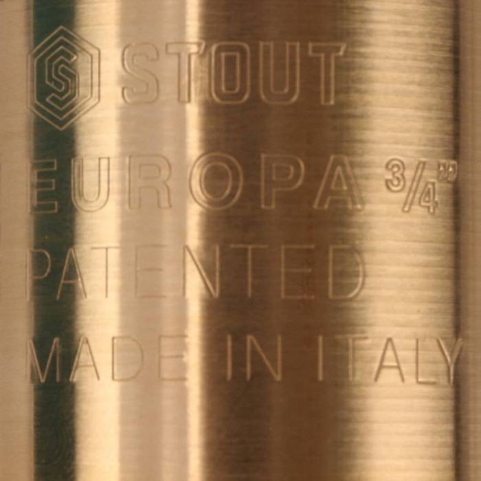 STOUT Клапан обратный пружинный муфтовый с металлическим седлом 3/4.