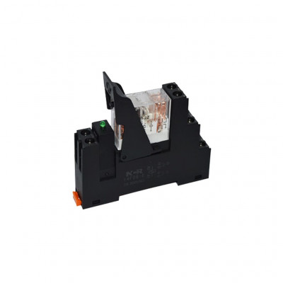 Реле промежуточное на DIN-рейку, 12V DC в сборе