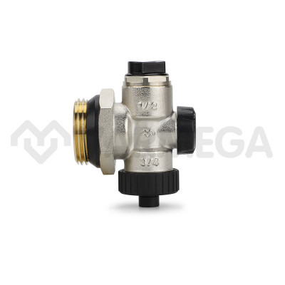 Концевая группа Varmega VM15906, НР 1&quot;, с дренажным вентилем и ручным воздухоотводчиком