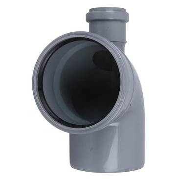 Отвод с фронт. патрубком Sinikon (выход вверх) ПП D 110/050*87°