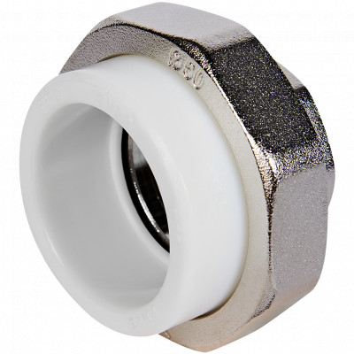 Pro Aqua PA20022 Pro Aqua d=50-1.1/2 PP-R Муфта комбинированная разъемная (американка) ВР Белая