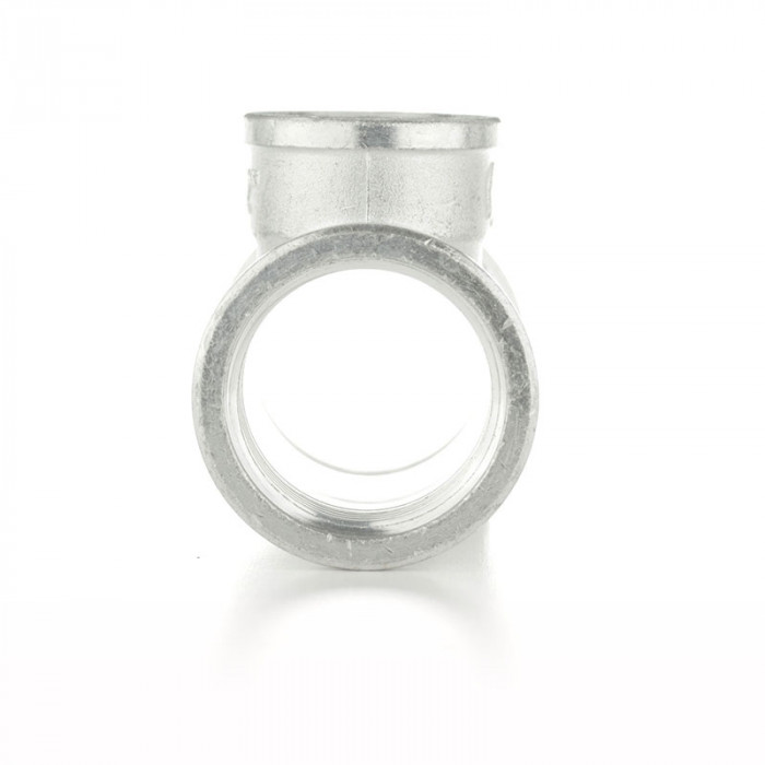 Тройник переходной, ВВВ 1"×1/2"×1", TIN латунь