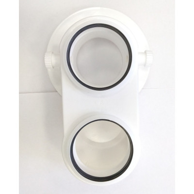 Переходник на два потока 2 х 100 мм De Dietrich