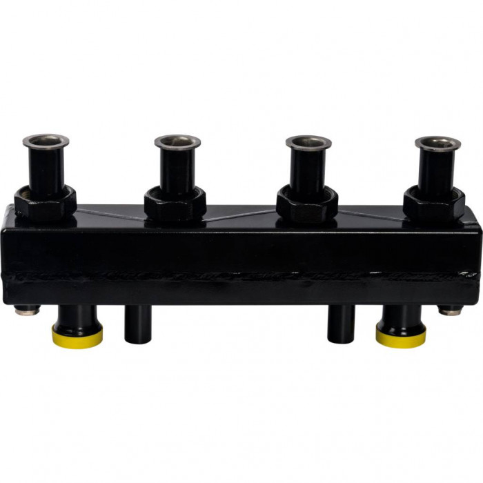 STOUT Стальной распред. коллектор 2 отопит. контура с гидравл. разделителем DN 25