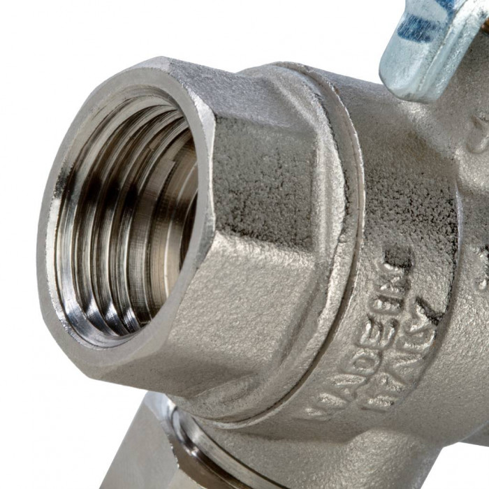 STOUT Кран шаровой с фильтром ВР 1/2