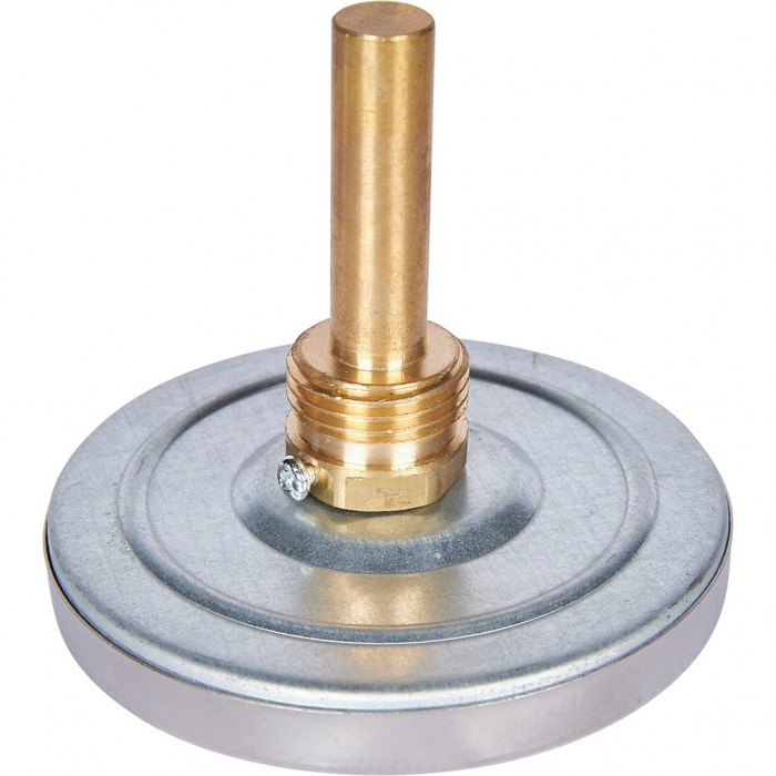 RIM-0001-805015 Термометр ROMMER биметаллический с погружной гильзой. Корпус Dn 80 мм, гильза 50 мм 1/2 , 0...120°С