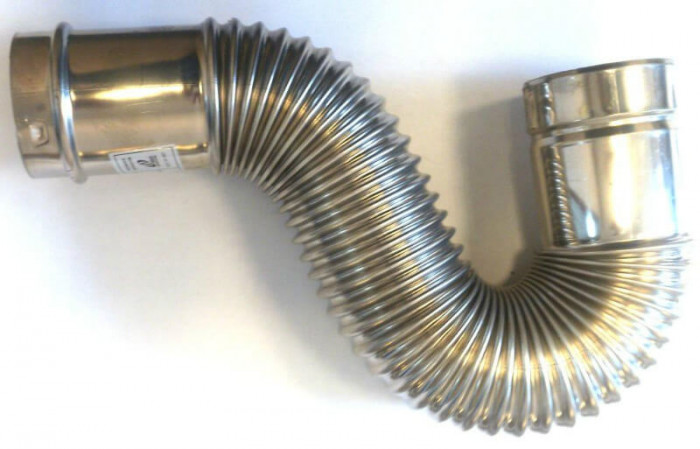 Удлиняющийся коаксиальный дымоход Rinnai SLIDE SPEA S-type Ø75/100 мм 1000 мм (EMF,RMF) (арт.498900079) корейского типа