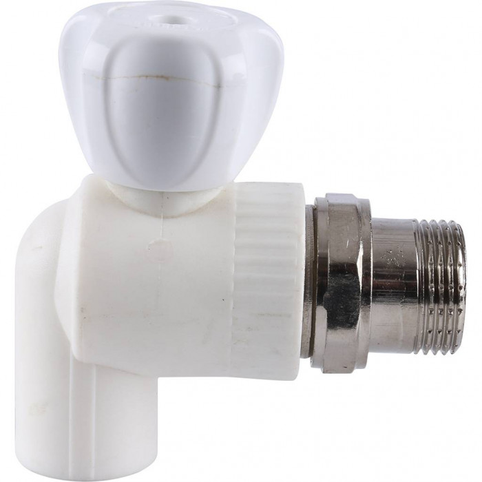 Kalde Кран шаровой разборный угловой с накидной гайкой 20x3/4