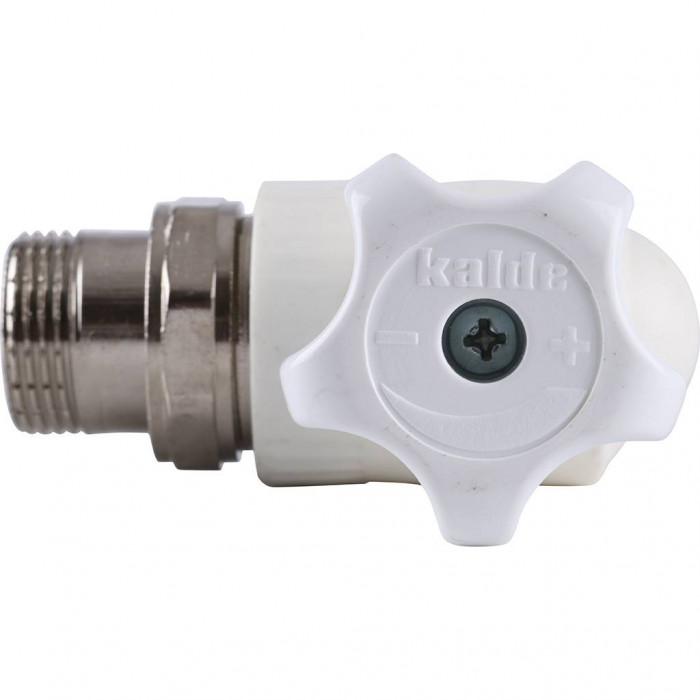 Kalde Кран шаровой разборный угловой с накидной гайкой 20x3/4