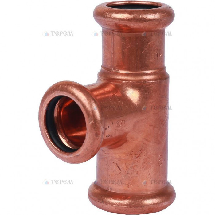 Sanha 6130, тройник ВПр, 18x15x15, для медных труб прессовой