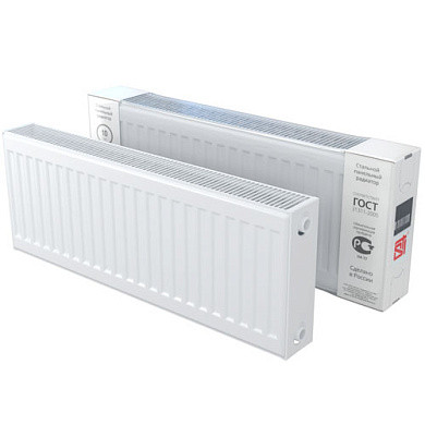 Стальной панельный радиатор STI Compact 22-300-1200, боковое подключение