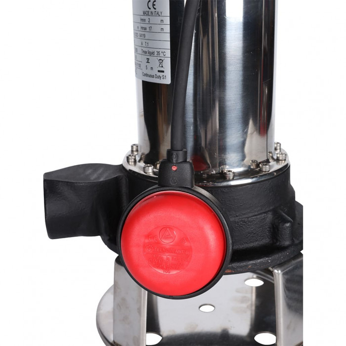 Насос дренажный STOUT с режущим механизмом и поплавком