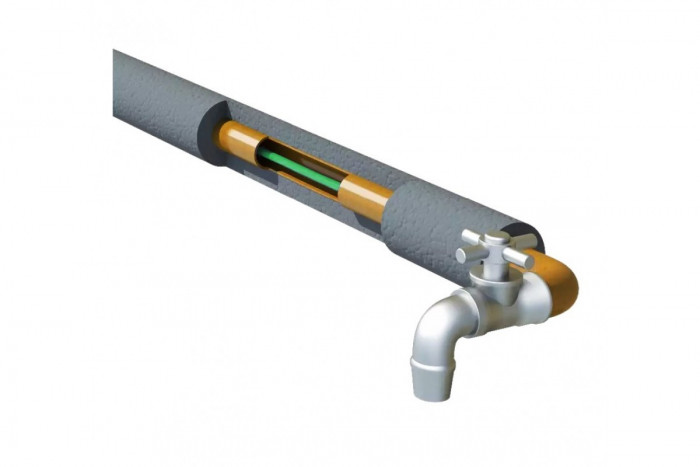 Греющий кабель для труб ERGERT SELF-REGULATING PIPEDEFENCE (ETSP-210)