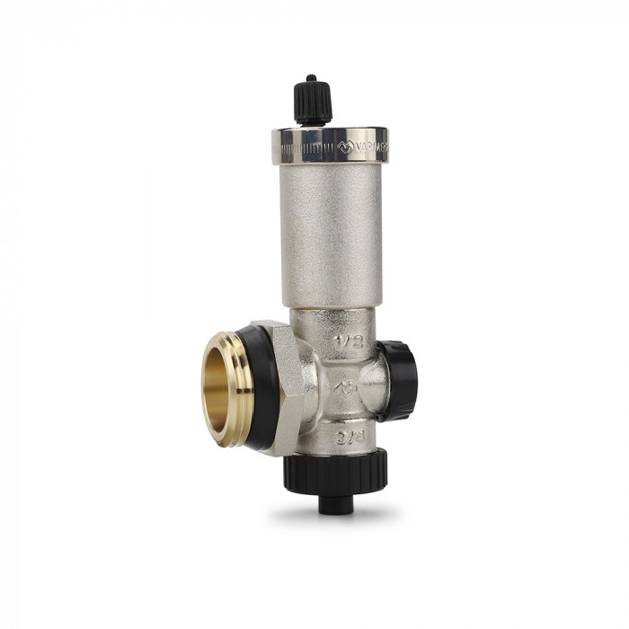 Концевая группа Varmega VM15902, НР 1", с дренажным вентилем и автоматическим воздухоотводчиком