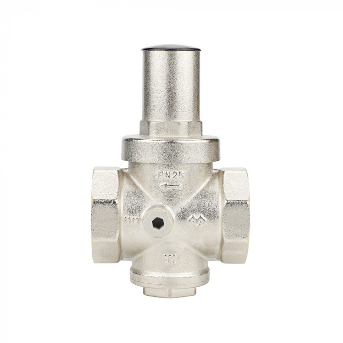 Редуктор давления Varmega VM12705, 1 1/2", PN25, поршневой, с присоединением к манометру