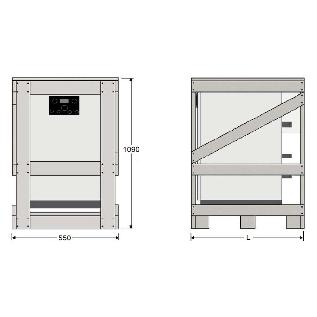 Напольный газовый котел Kentatsu Kobold S-03, атмосферный, одноконтурный