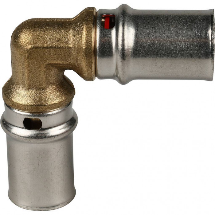 STOUT Угольник 90° 16х16 для металлопластиковых труб прессовой