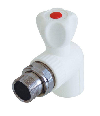 Kalde Кран шаровой разборный угловой с накидной гайкой 25x1/2