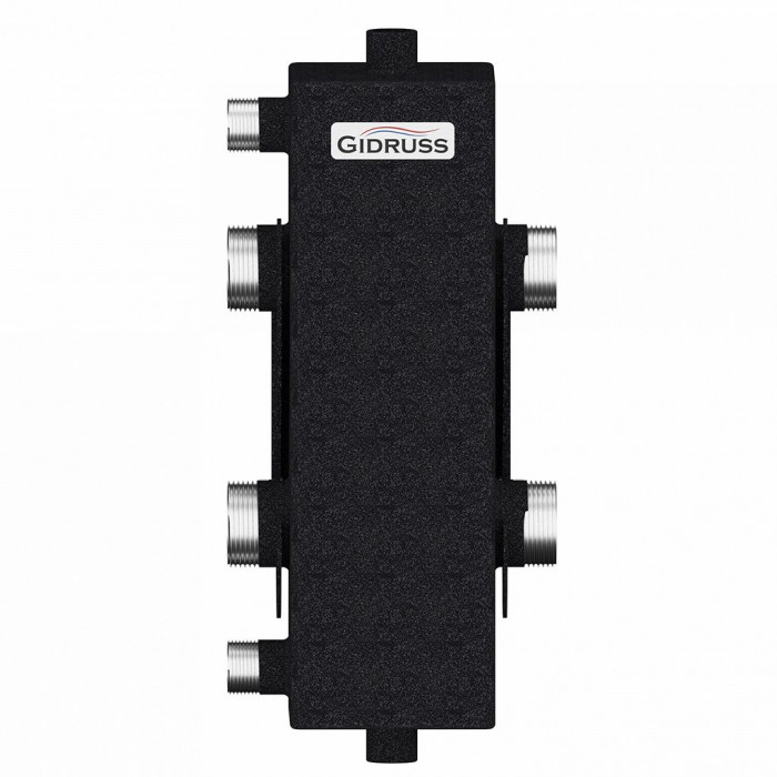 Гидравлический разделитель GIDRUSS GR-100-32 (до 100 кВт, G 1 1/4, корпус 100х100х3 ст. 09Г2С)